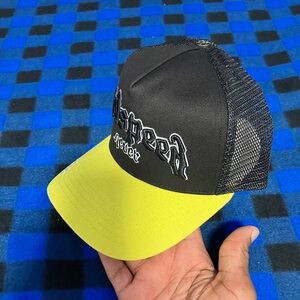 Black and Yellow Trucker Hat